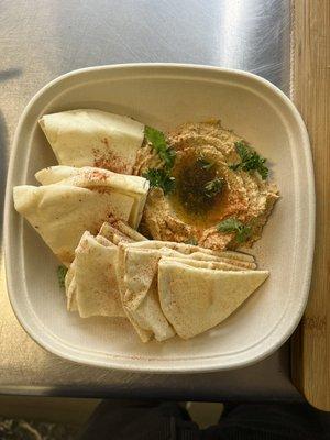 Hummus plate