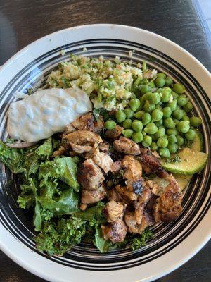 Mediterranean Salad with chicken