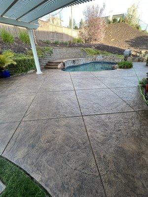 Stamp Concrete Restoration