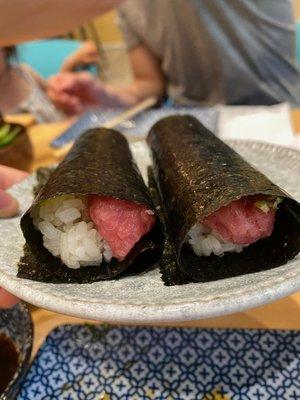 Negi Toro Hand Roll (included in Douzo Set)