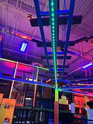 Elevated ropes course