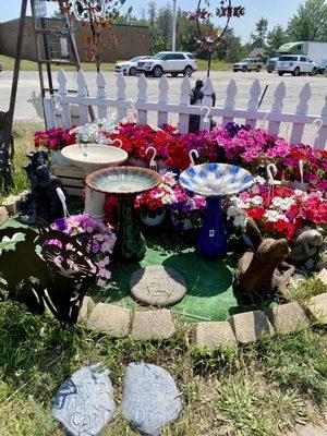 Petunias! Bird Baths! You'll find it all HERE!!!! :)