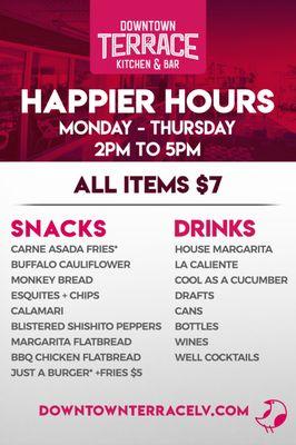 HAPPIER HOURS!