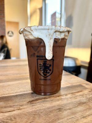 Cocoa foam cold brew