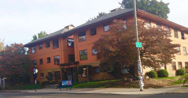 The building was built in 1915 and is a beautiful reflection of craftsman style; A perfect Hawthorne neighborhood member!