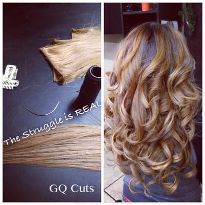 Length is always an option in the shop. Even for custom looks. Hair Color, Cut, Extension application and style.