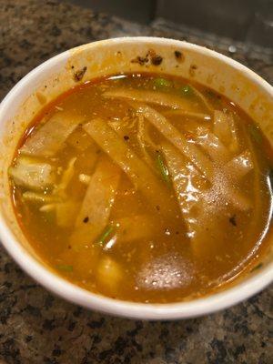 Soggy tortilla soup