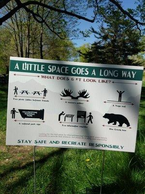 Funny national park sign