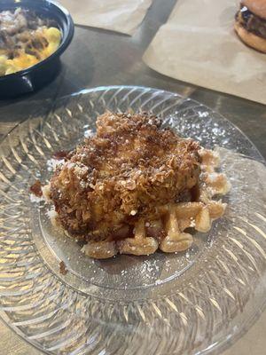 Chicken and Waffle w/ Blackberry Rosemary Syrup