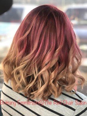 Pinky Red Ombré