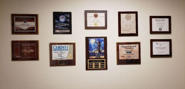 Some of my awards and honors