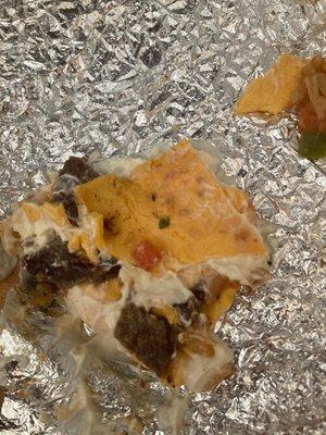 The super burrito was really good don't get me wrong but what kind of Mexican restaurant puts process slice cheese inside a burrito