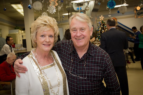 Berk & Carol Davis at our  Christmas Party