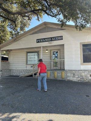 Front of store