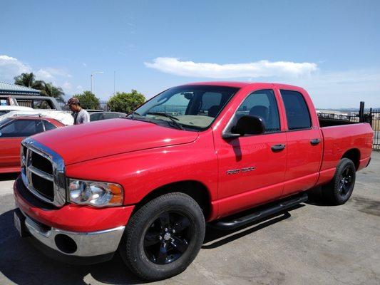 Dodge ram complege paint job