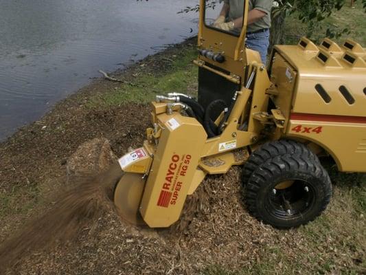 Stump grinding