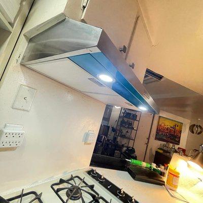 Great Job on Range hood install.