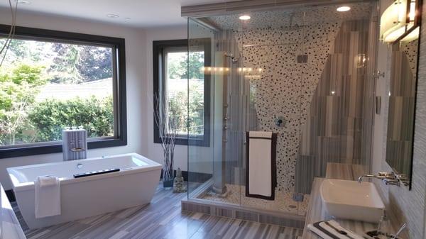 Framless Custom steam shower door