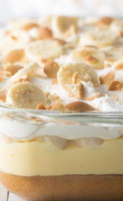 Banana Pudding with Vanilla Wafer Crumble