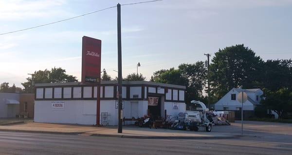 The Rental area for DeRonne True Value on 9 Mile Road in Livonia, MI (Eastpointe) which is just across from their main building