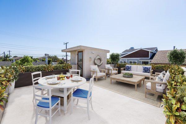 Rooftop Decks are great for entertaining, romantic sunsets,incredible views  and so much more.