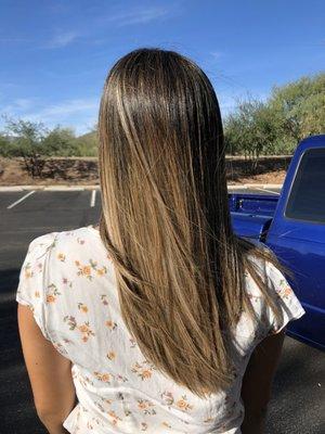 Natural balayage