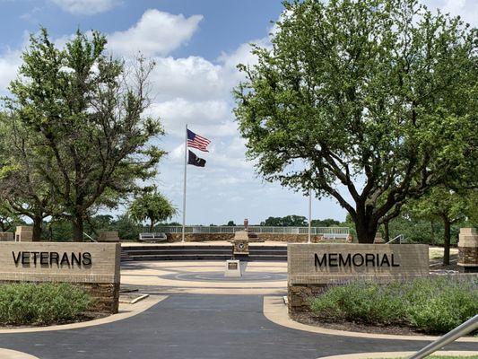 Frisco Veterans Memorial in the Frisco Commons Park.