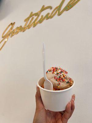 Sweet Corn & Red Mango with Rainbow Sprinkles!