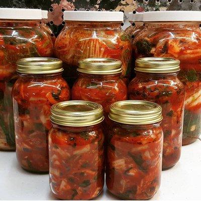 Homemade Kimchi (napa cabbage)