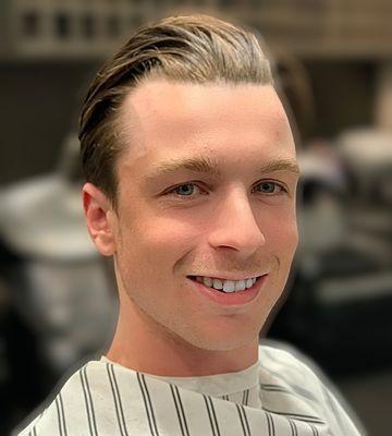 Far from your average men's cut! Hair by R. Anthony Capozzi!