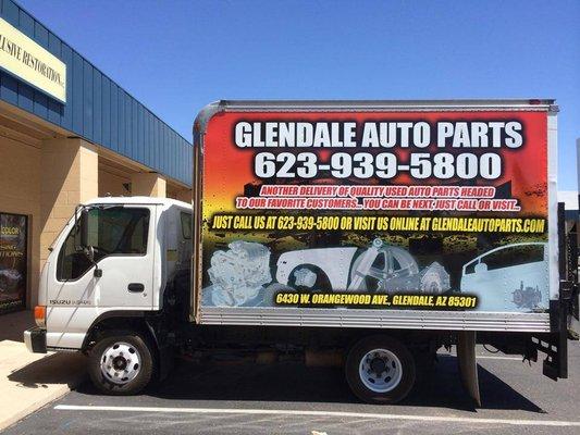 We deliver parts to your repair shop!