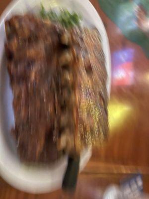 Baby Back Ribs - sorry for the blurry photo