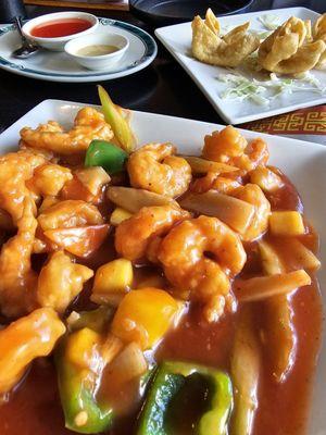 Mango shrimp!