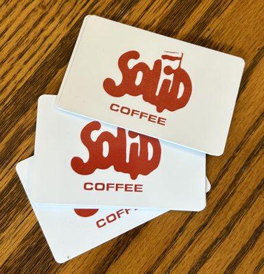 We have gift cards!