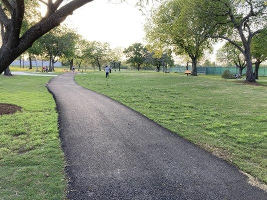 Paved walkway