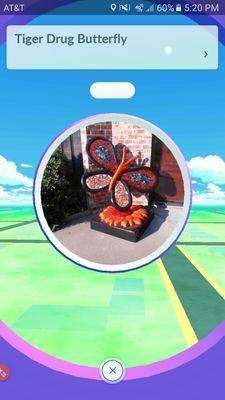 It's a pokemon go pokestop.