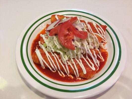 Enchiladas rojas