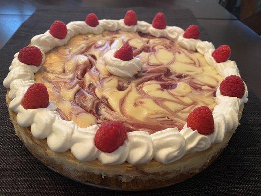 White Raspberry Cheesecake