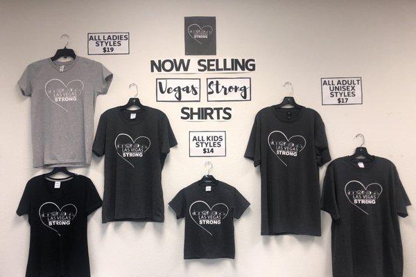 Vegas Strong shirts