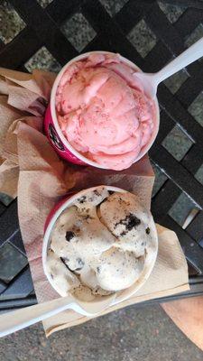 DF strawberry, salted caramel cookies & cream