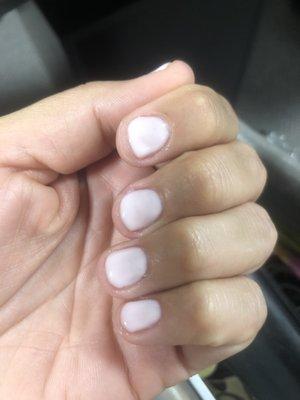 Finished $30 gel manicure