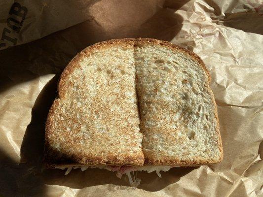 Reuben Sandwich on Honey Wheat Bread