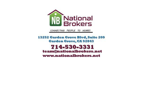 National Brokers - providing trusted professional real estate services since 2002.