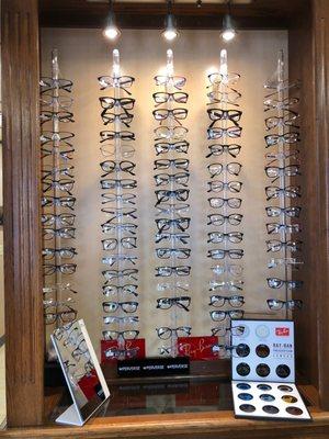 Current and classic Ray-Ban frames in-stock