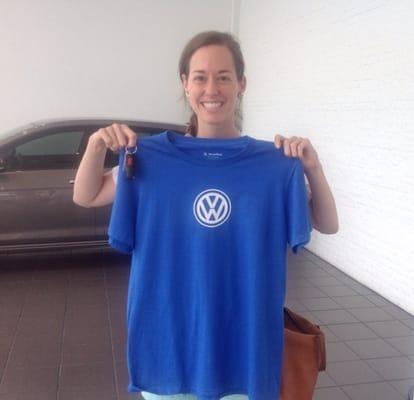 New Jetta and a new shirt!