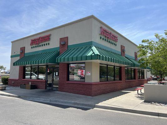 Exterior of Krispy Kreme