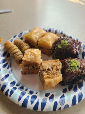 Chocolate baklava