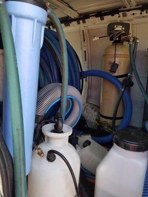 our built in truck  pure water  filtration system