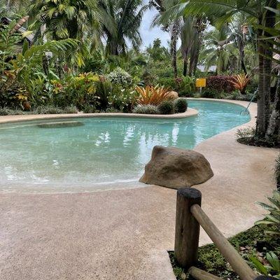 The pool at Azania Bungalows in Puerto Viejo