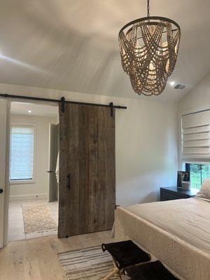 Reclaimed custom barn door